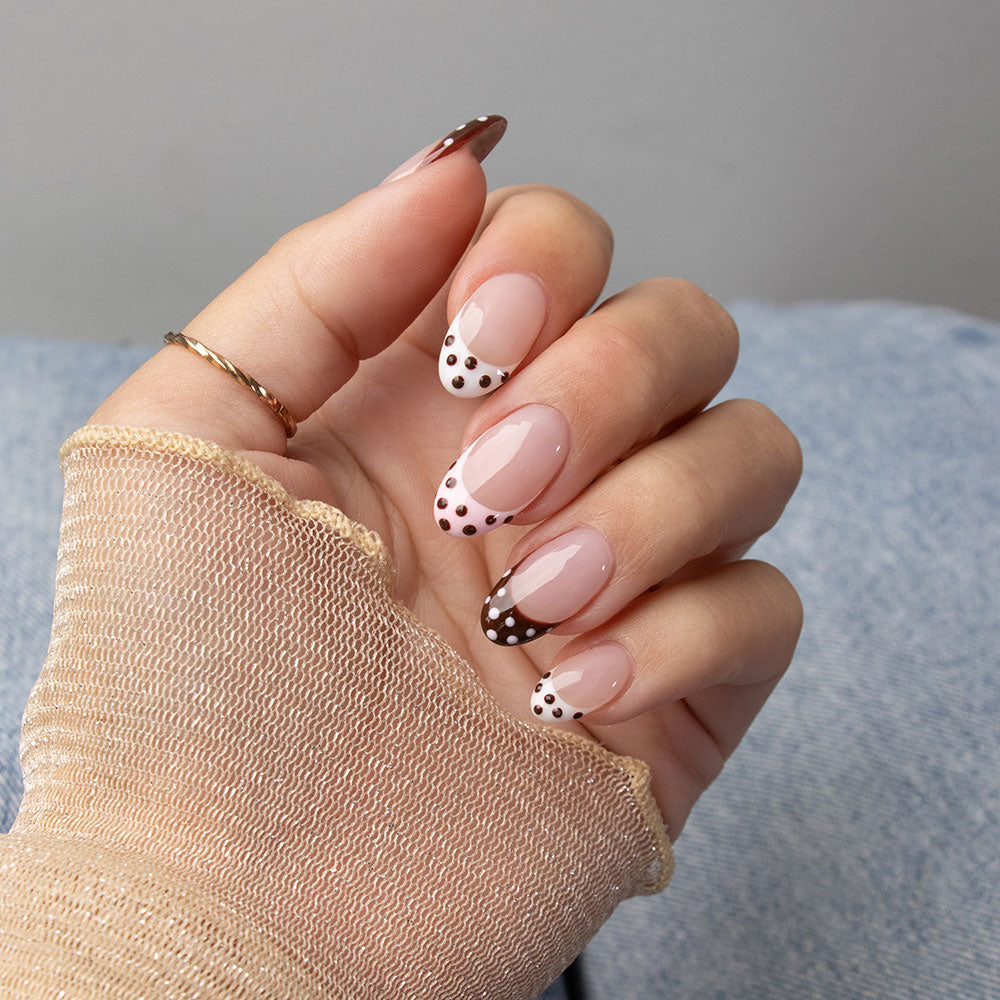 French Kiss gel nail polish - photographed in Australia on model