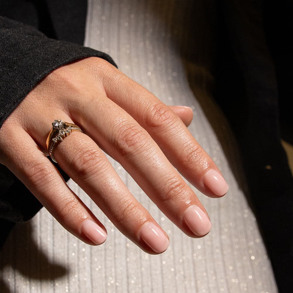 Gelous French Kiss gel nail polish swatch - photographed in Australia