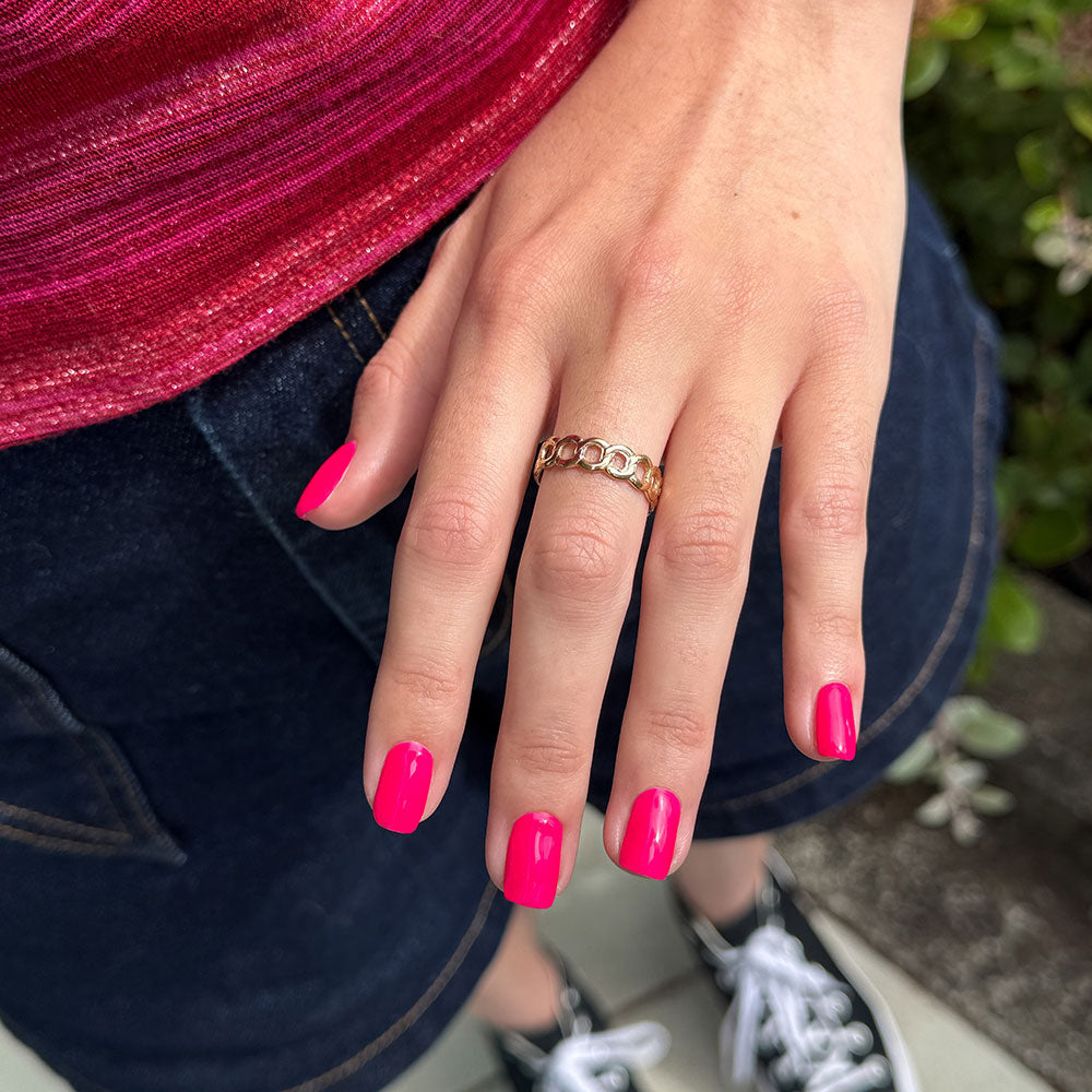 Gelous Girl About Town gel nail polish swatch - photographed in Australia