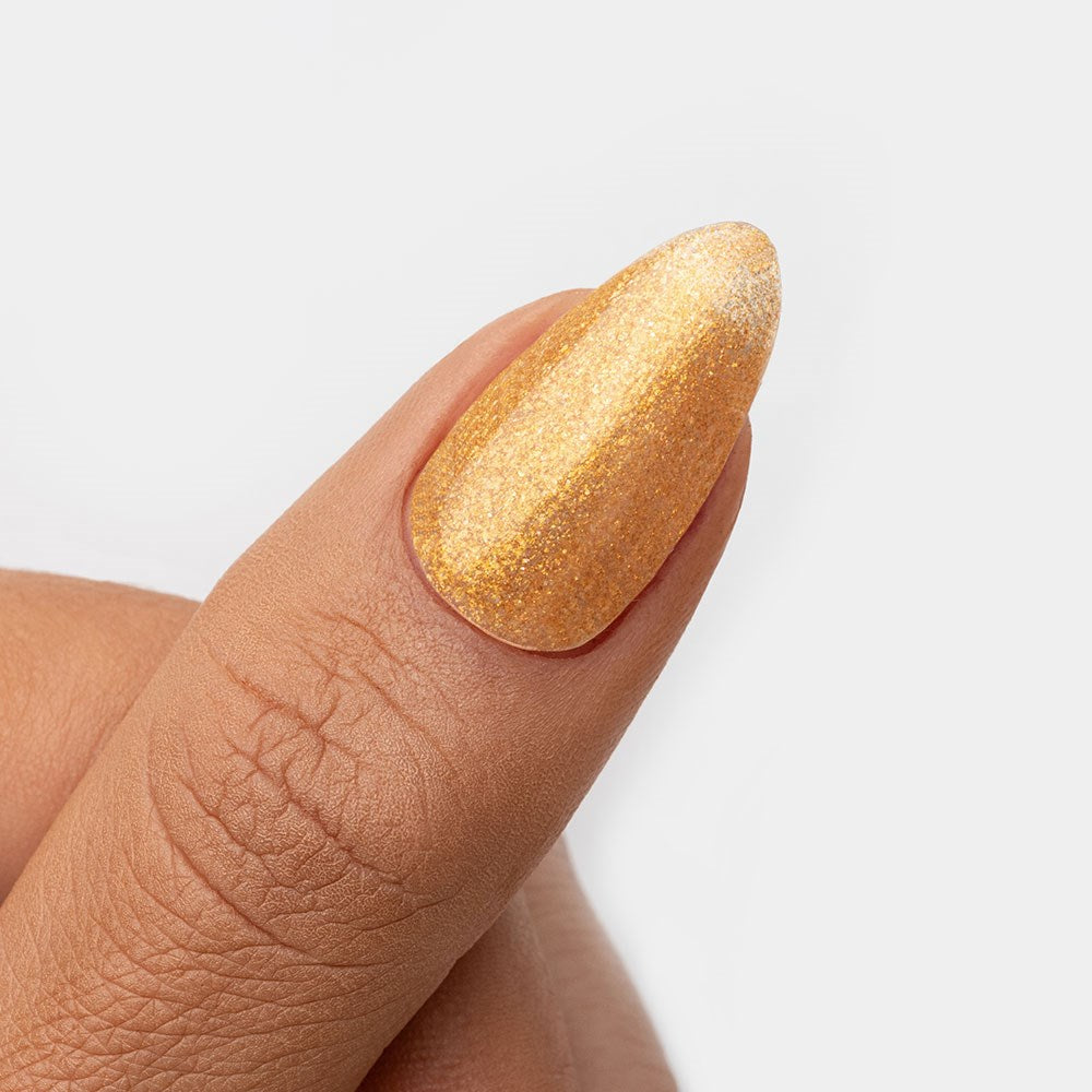Gelous Golden Hour gel nail polish - photographed in Australia on model