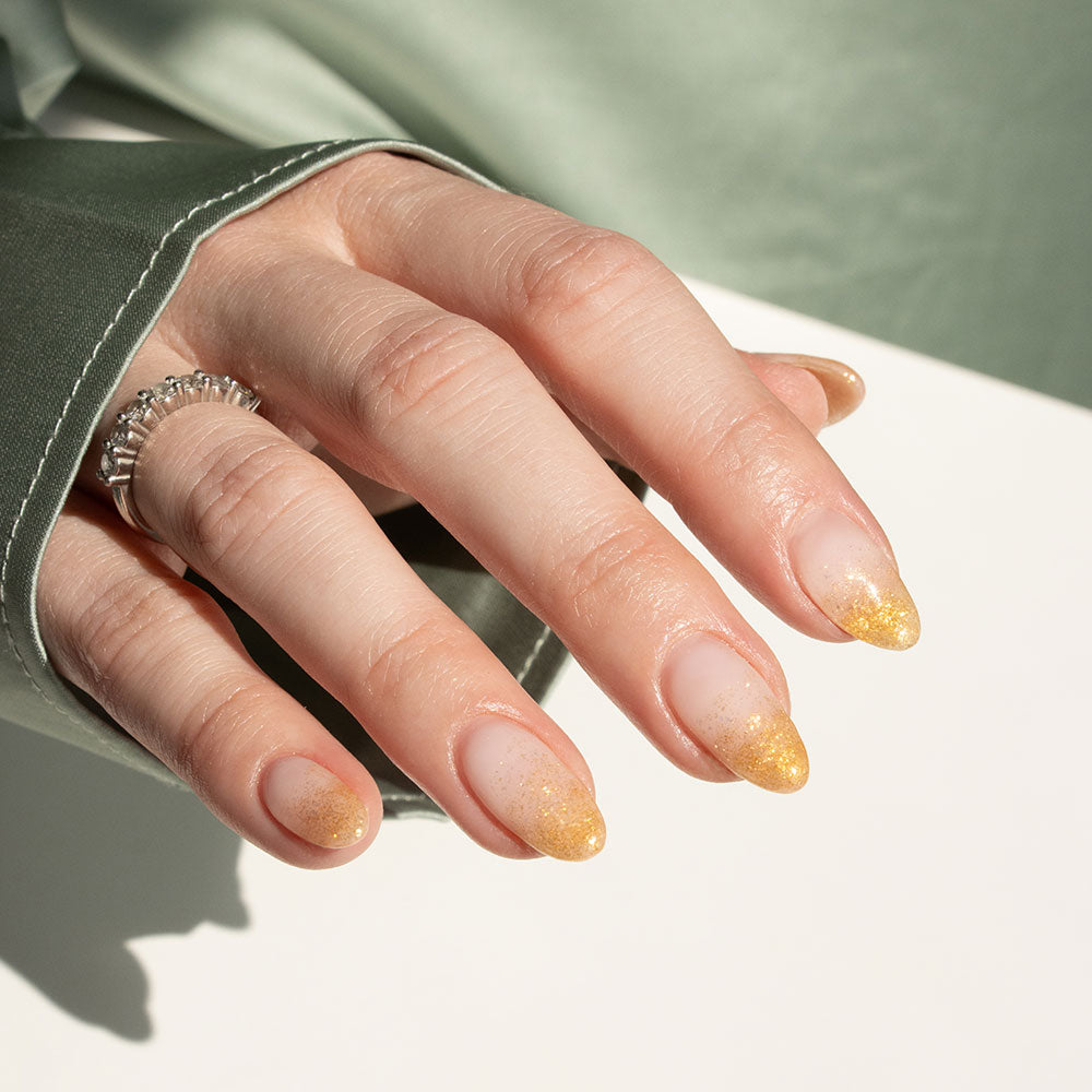 Gelous Golden Hour gel nail polish - photographed in Australia on model