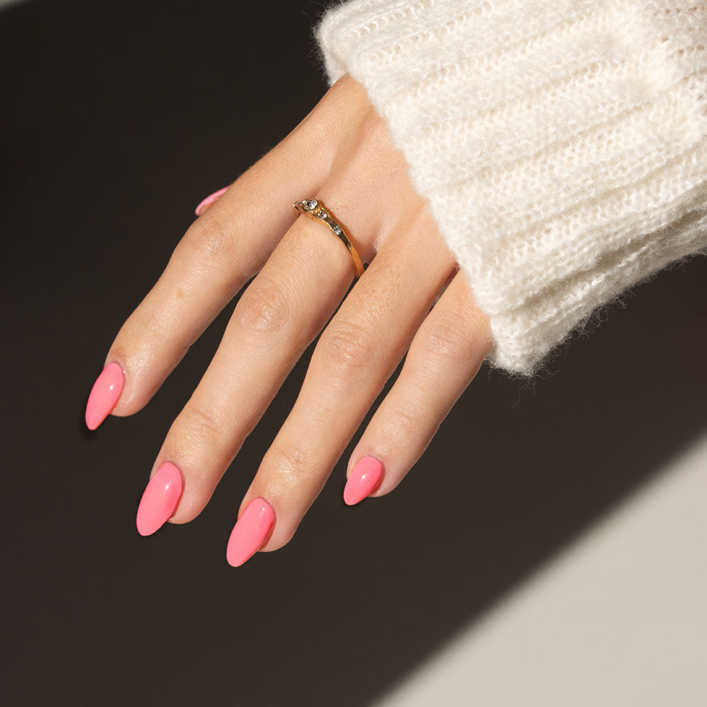 Gelous Girl Talk gel nail polish - photographed in Australia on model