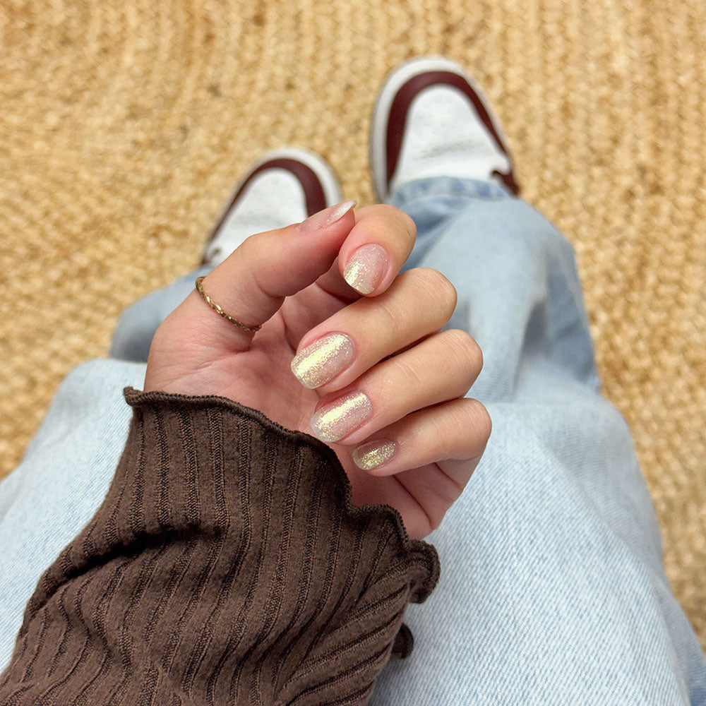Gelous Glow Up gel nail polish - photographed in Australia on model