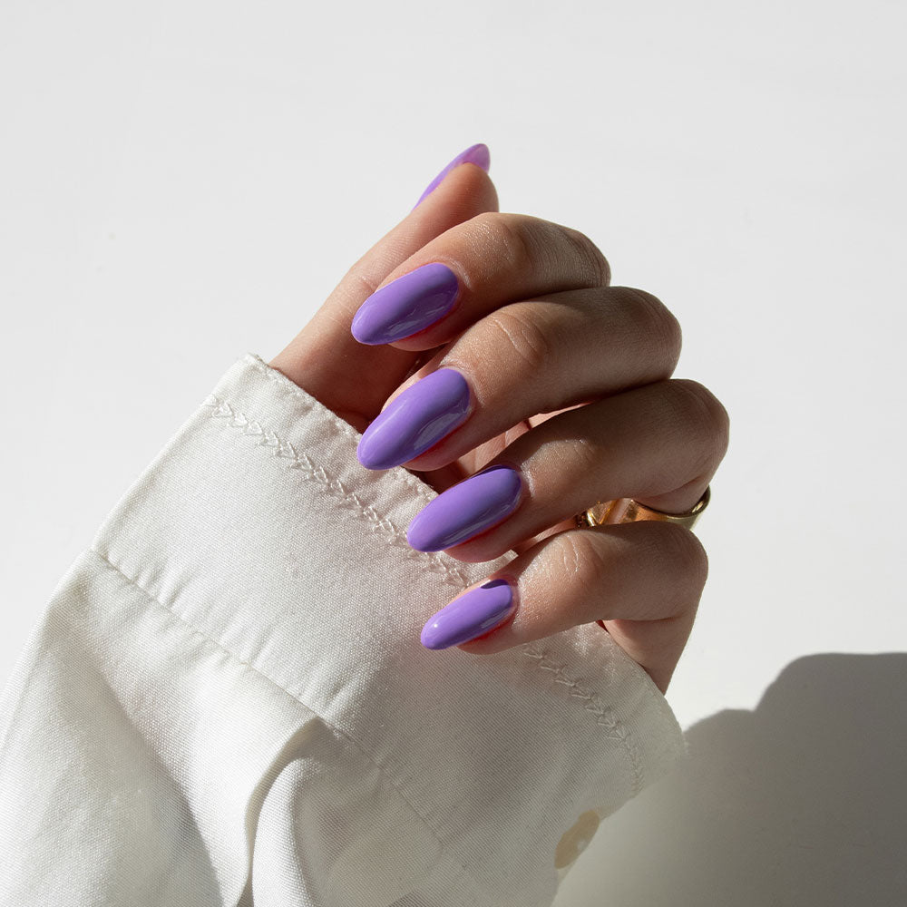 Gelous Grape Jelly gel nail polish - photographed in Australia on model