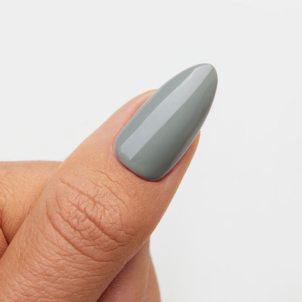 Gelous Grey Skies gel nail polish swatch - photographed in Australia
