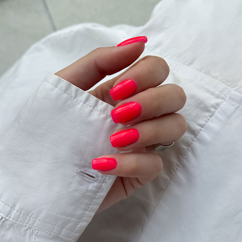 Gelous Hot Girl Summer gel nail polish - photographed in Australia on model