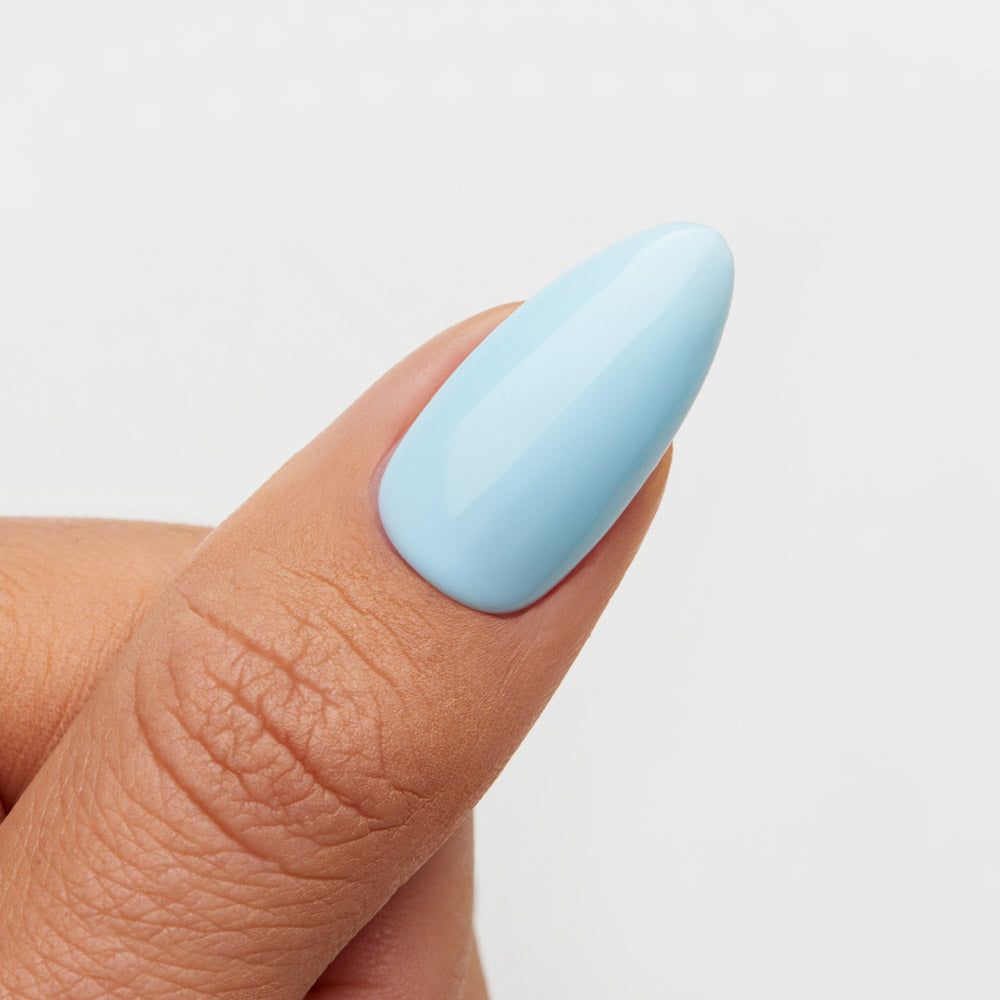 Gelous Head in the Clouds gel nail polish swatch - photographed in
