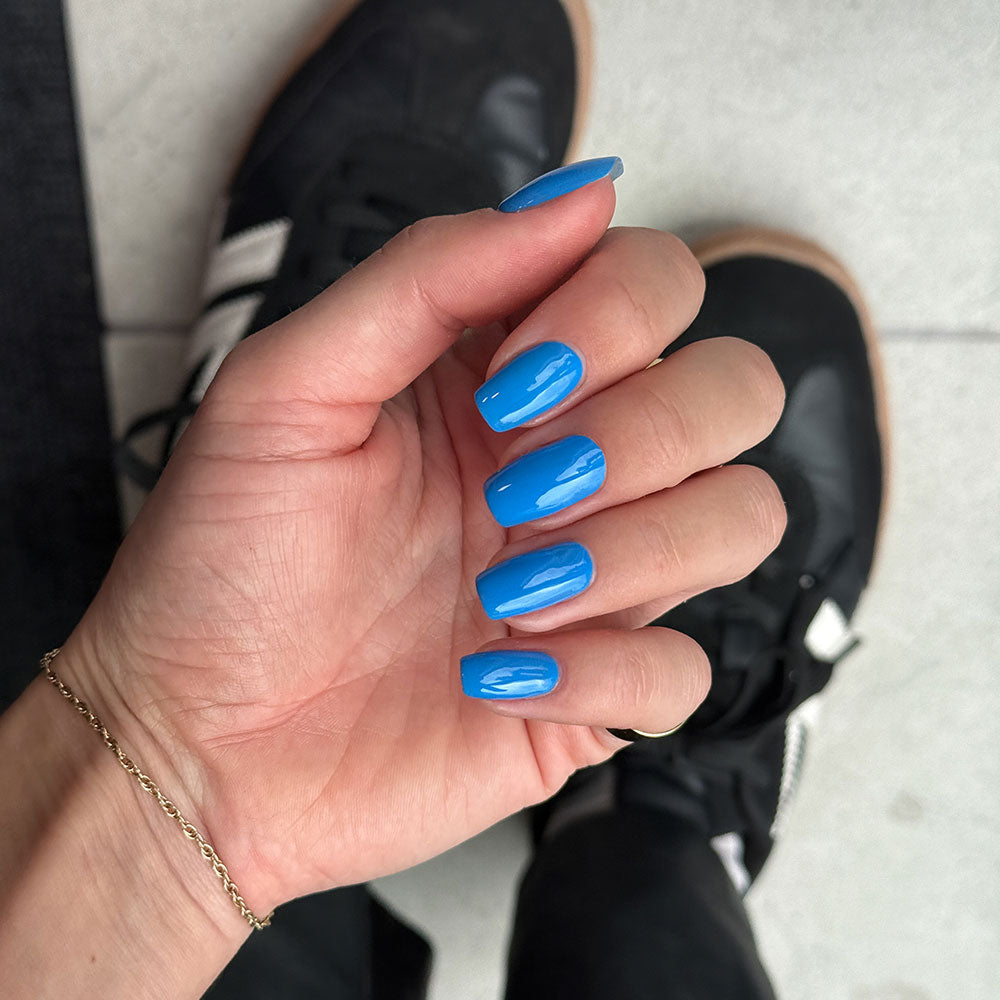 Gelous Heart of the Ocean gel nail polish swatch - photographed in Australia