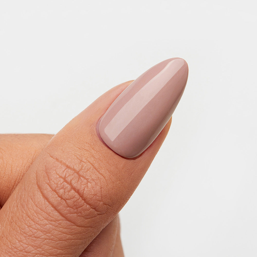 Gelous Hit the Clay gel nail polish swatch - photographed in Australia