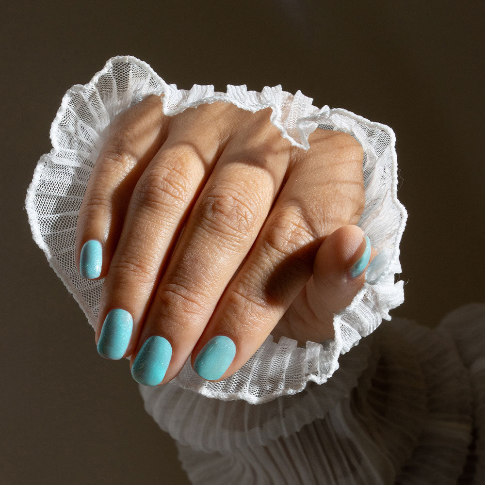 Gelous Ice Cold gel nail polish swatch - photographed in Australia