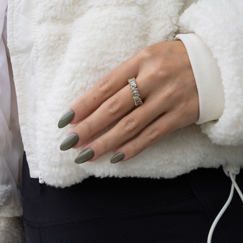 Gelous Juniper gel nail polish - photographed in Australia on model