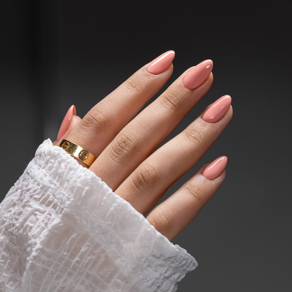 Gelous Just Peachy gel nail polish swatch - photographed in Australia