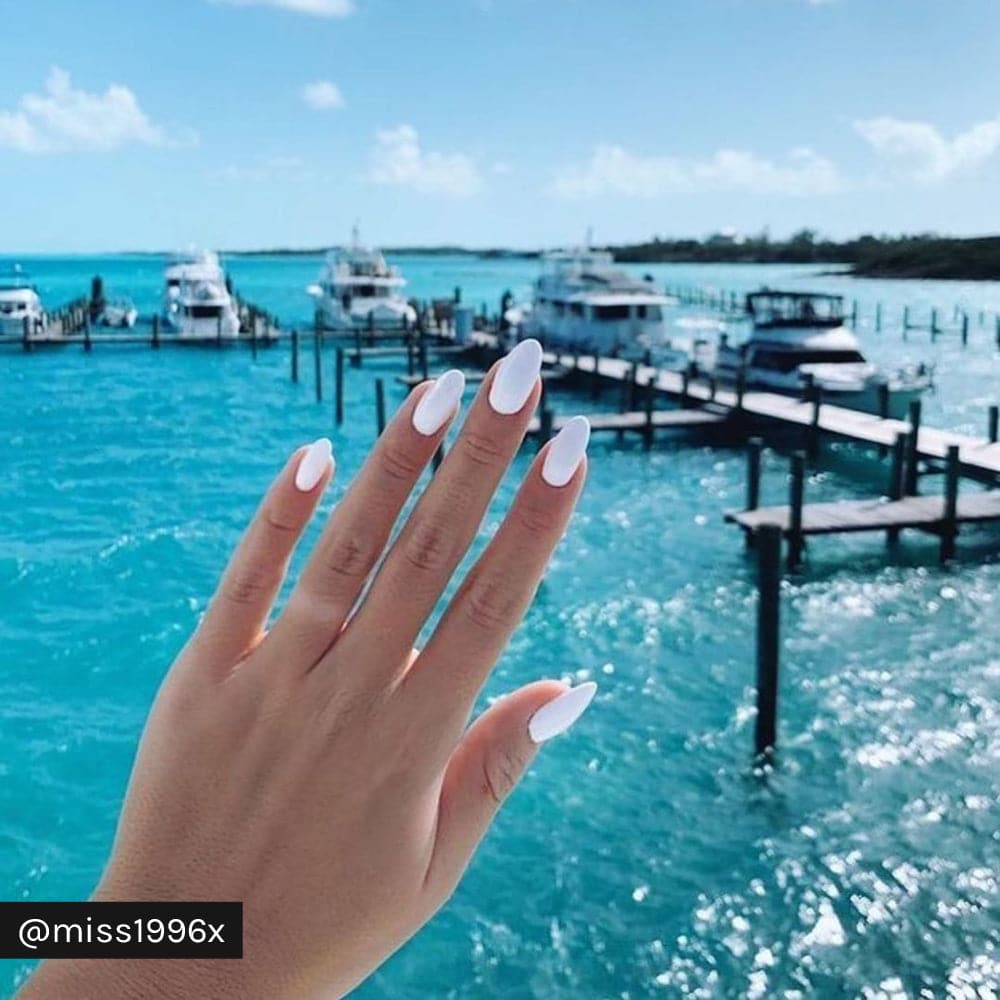 Gelous Just White gel nail polish - Instagram Photo