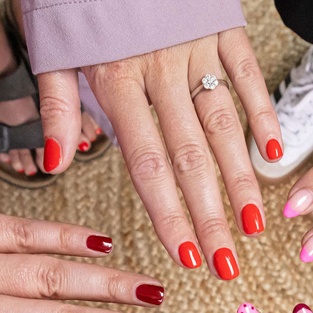 Gelous Kiss Me gel nail polish - photographed in Australia on model