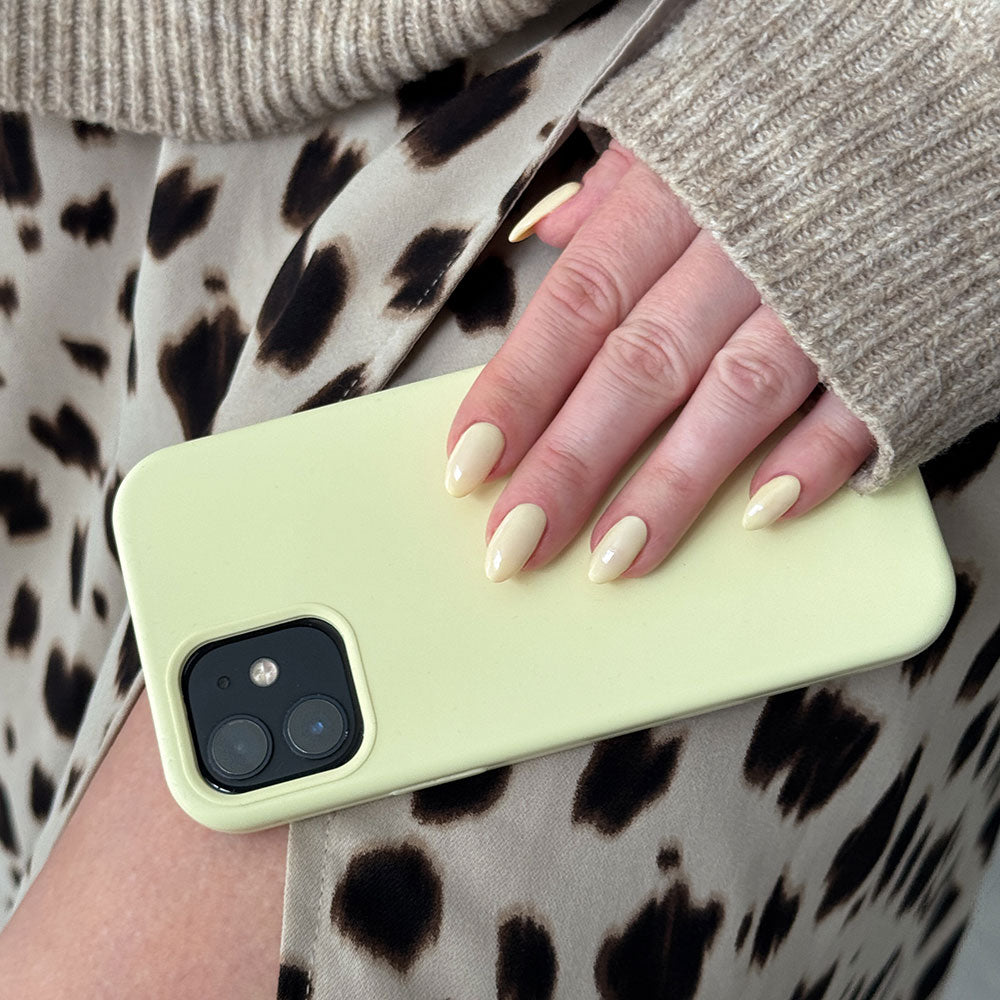Gelous Lemon Sorbet gel nail polish - photographed in Australia on model