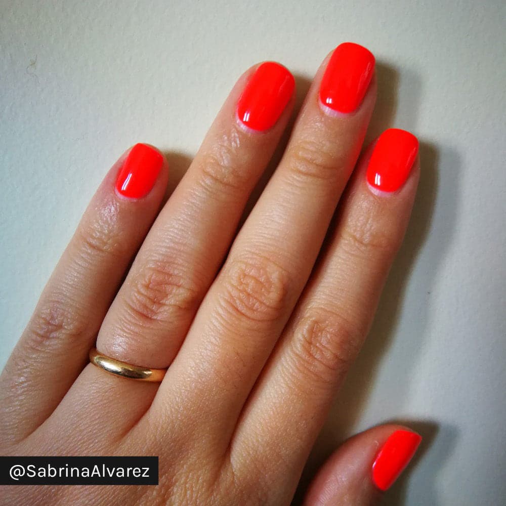 Gelous Lady in Red gel nail polish - Instagram Photo