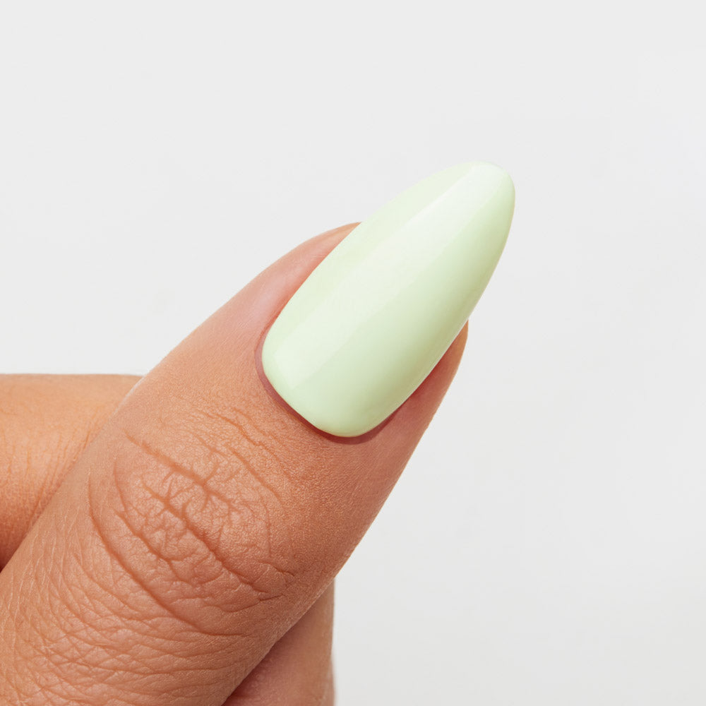 Gelous Lime Sorbet gel nail polish swatch - photographed in Australia