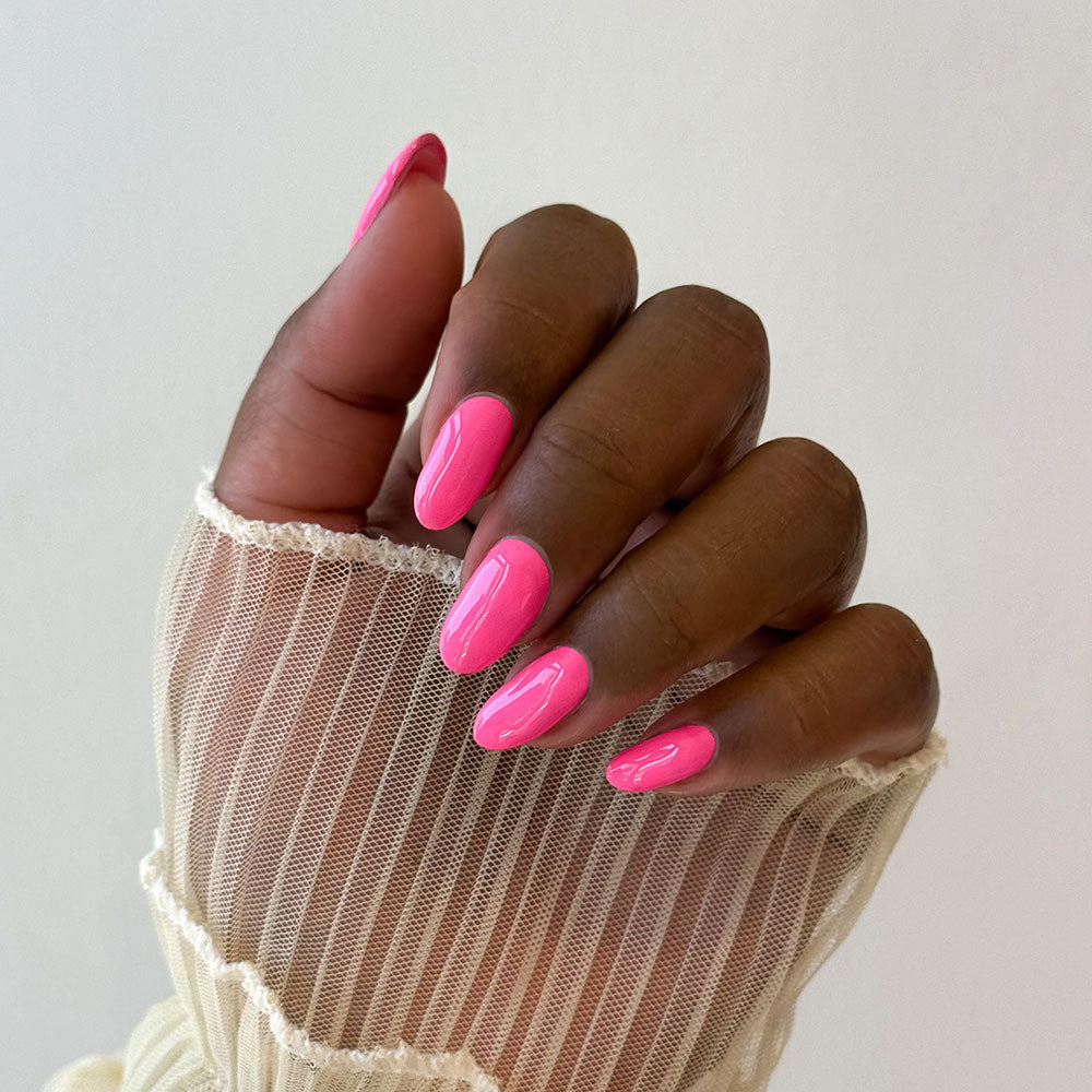 Gelous Lollipop gel nail polish - photographed in Australia on model