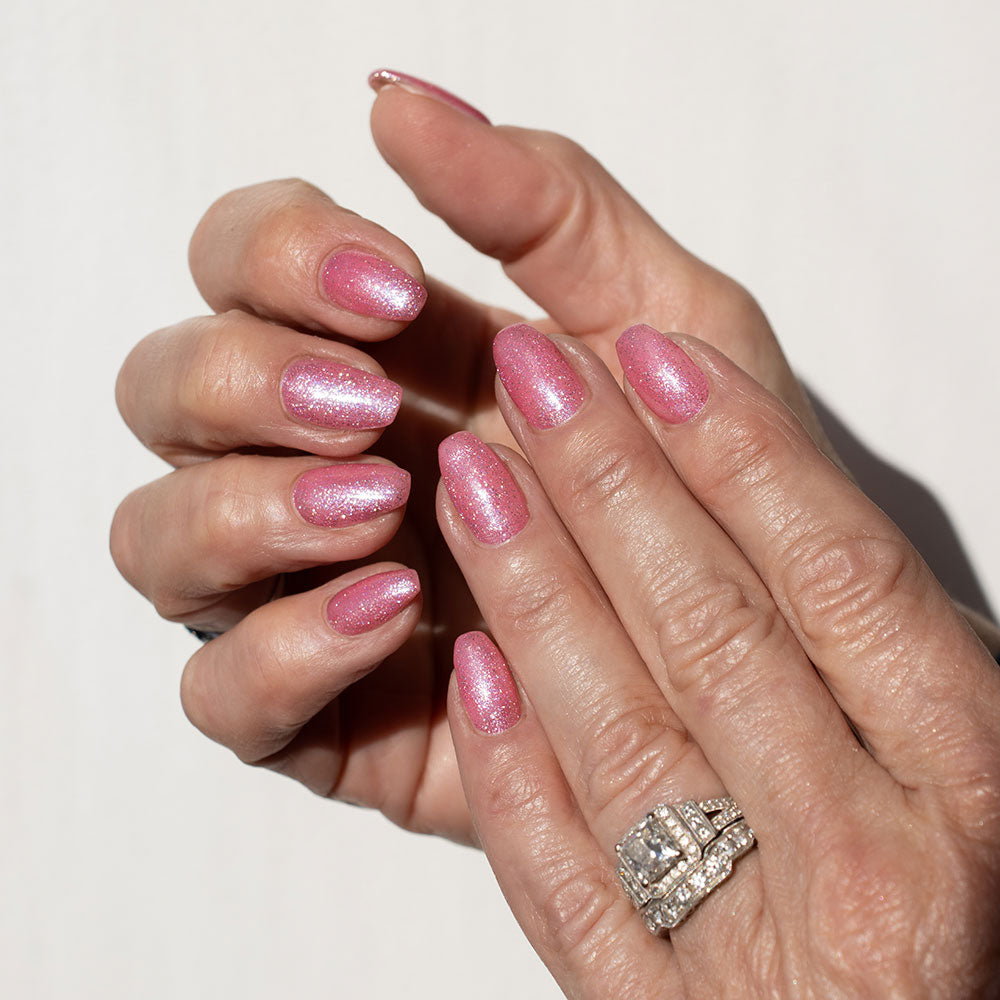 Gelous Little Princess gel nail polish - photographed in Australia on model