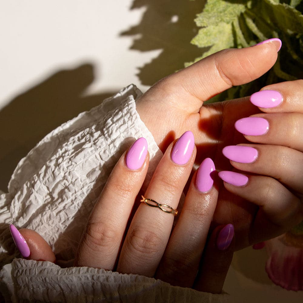 Gelous Little Charmer gel nail polish - photographed in Australia on model