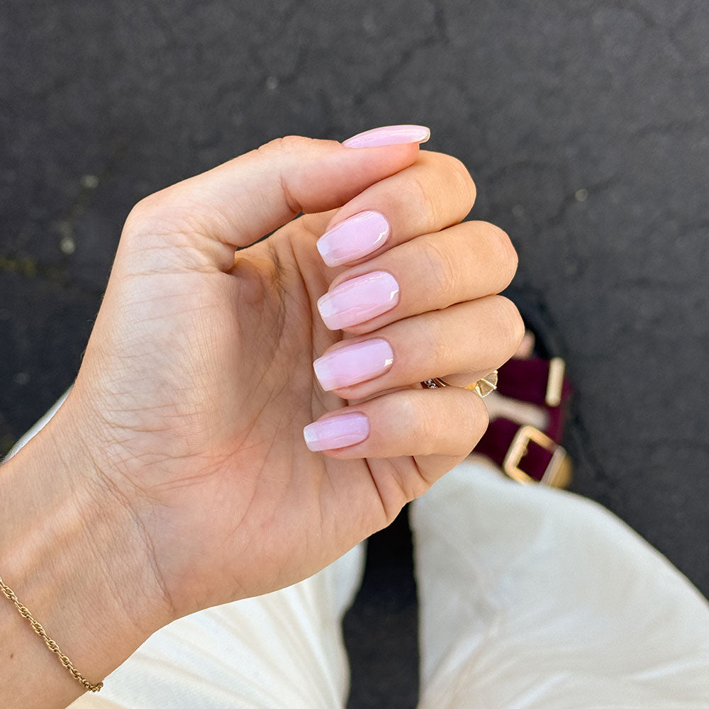 Gelous Macaron gel nail polish - photographed in Australia on model