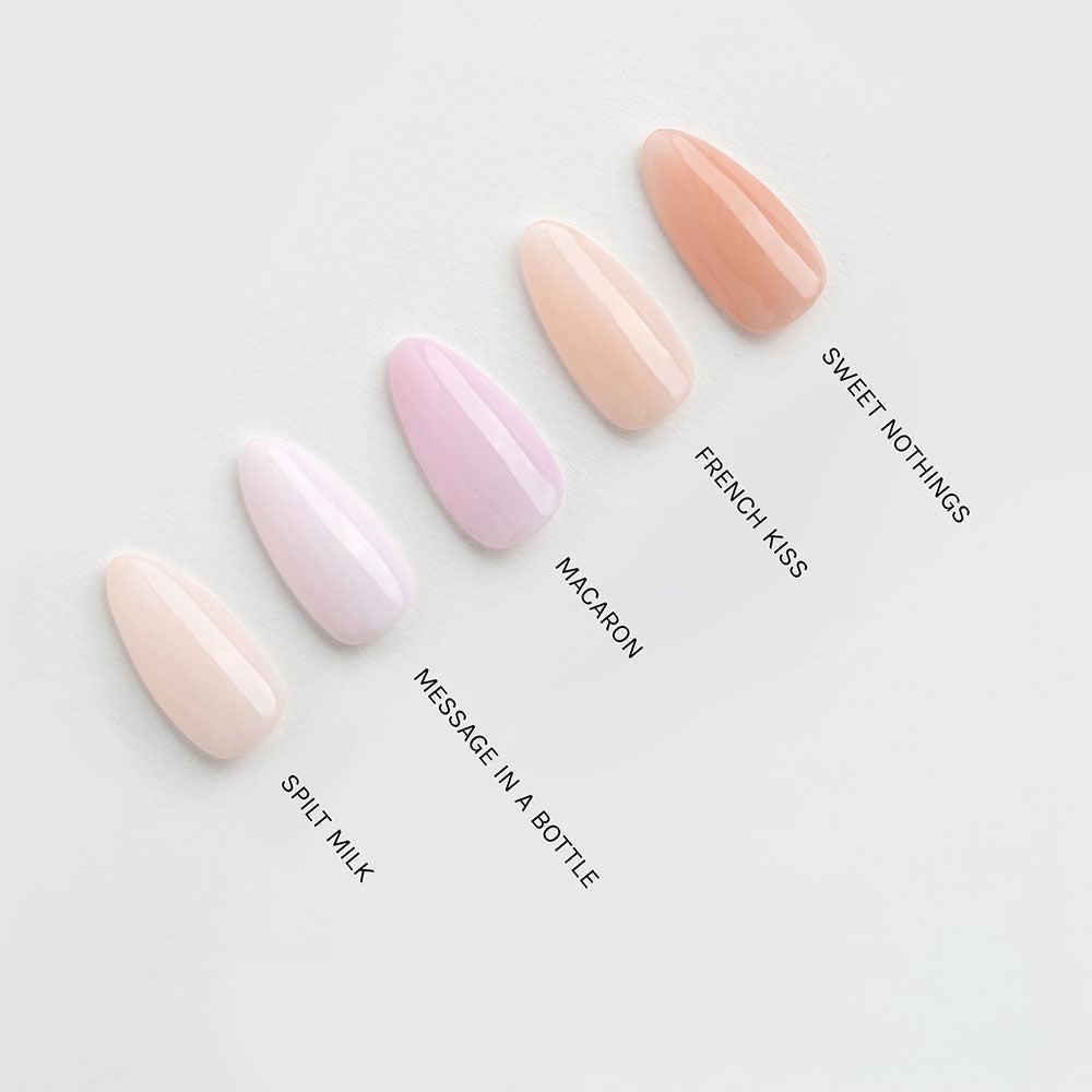 Gelous Macaron gel nail polish comparison - photographed in Australia
