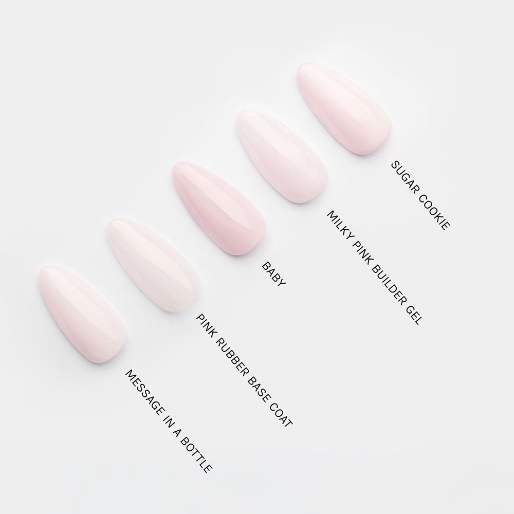 Gelous Message in a Bottle gel nail polish comparison - photographed in Australia
