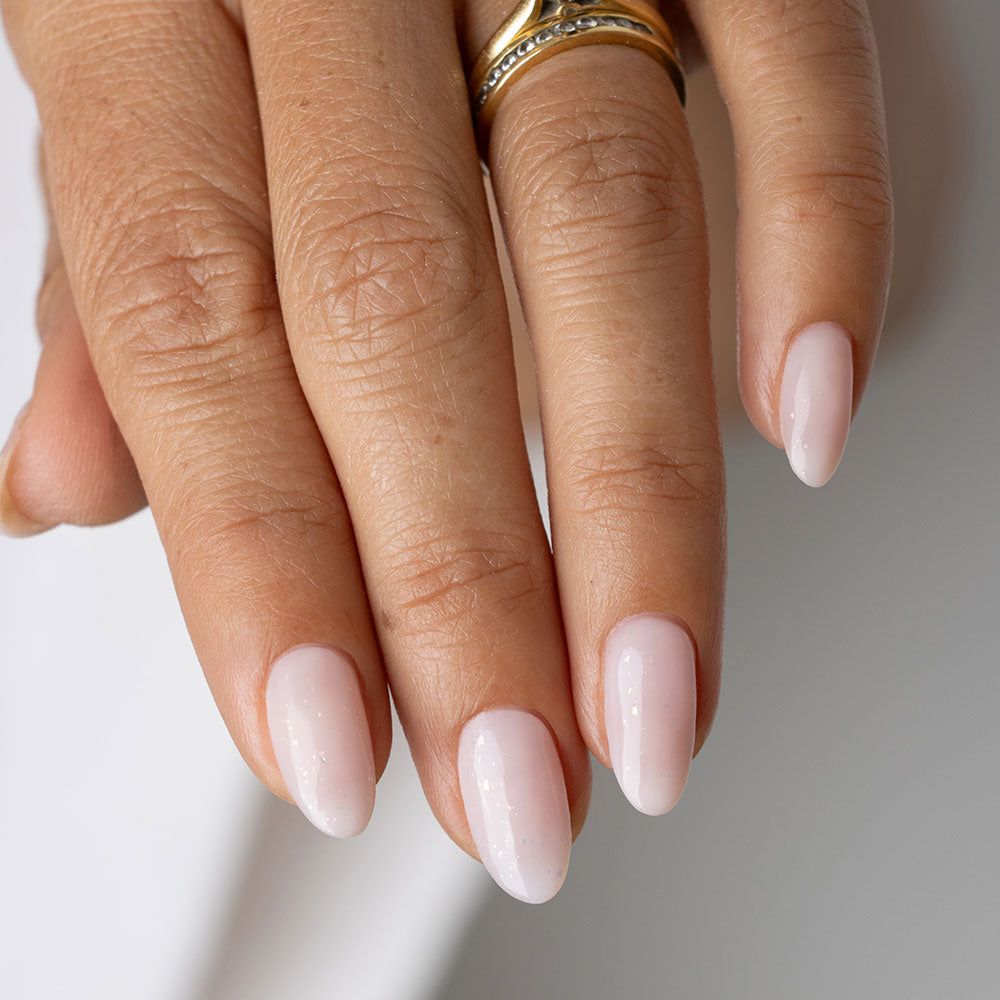 Gelous Mallow gel nail polish - photographed in Australia on model