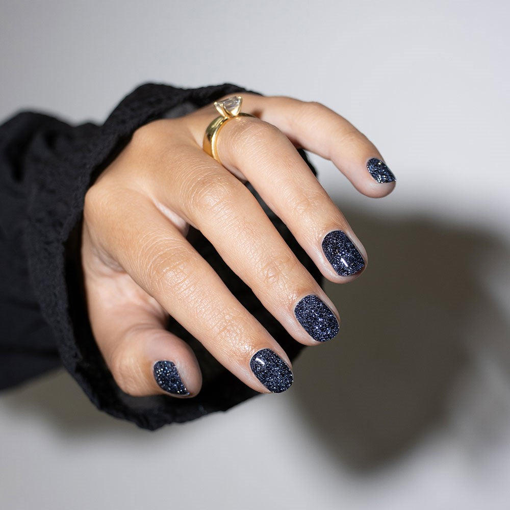 Gelous Meet Me At Midnight gel nail polish - photographed in Australia on model