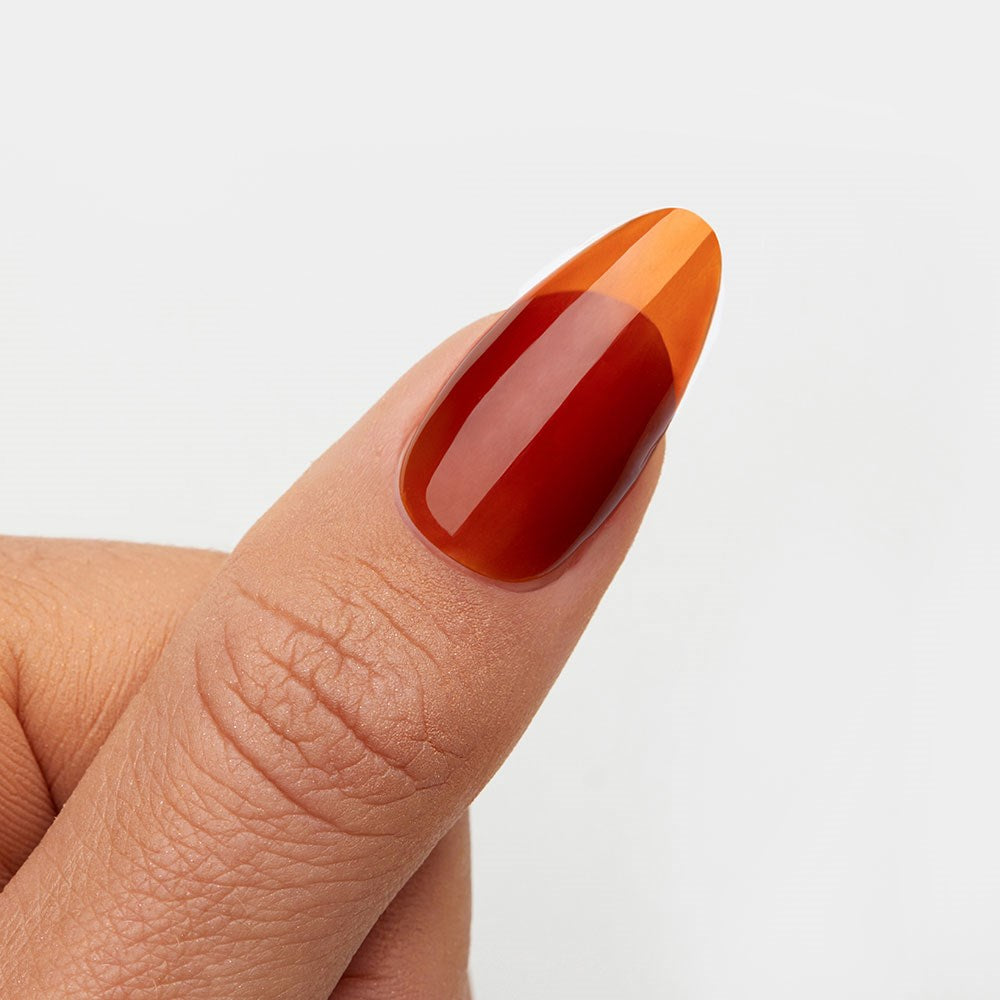 Gelous Maple gel nail polish - photographed in Australia on model