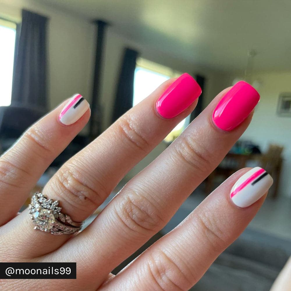 Gelous Neon Barbie gel nail polish - Instagram Photo