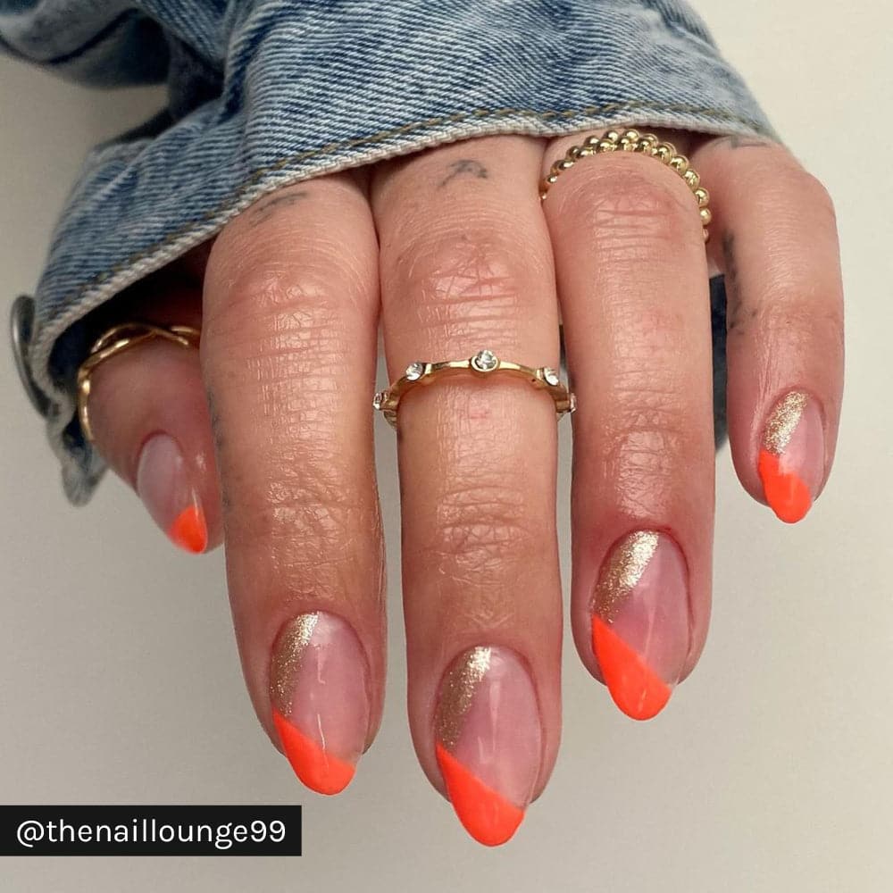 Gelous Neon Tangelo gel nail polish - Instagram Photo