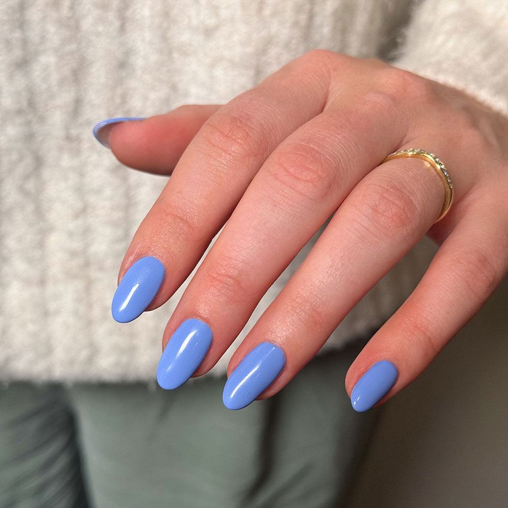 Gelous Neptune gel nail polish - photographed in Australia on model