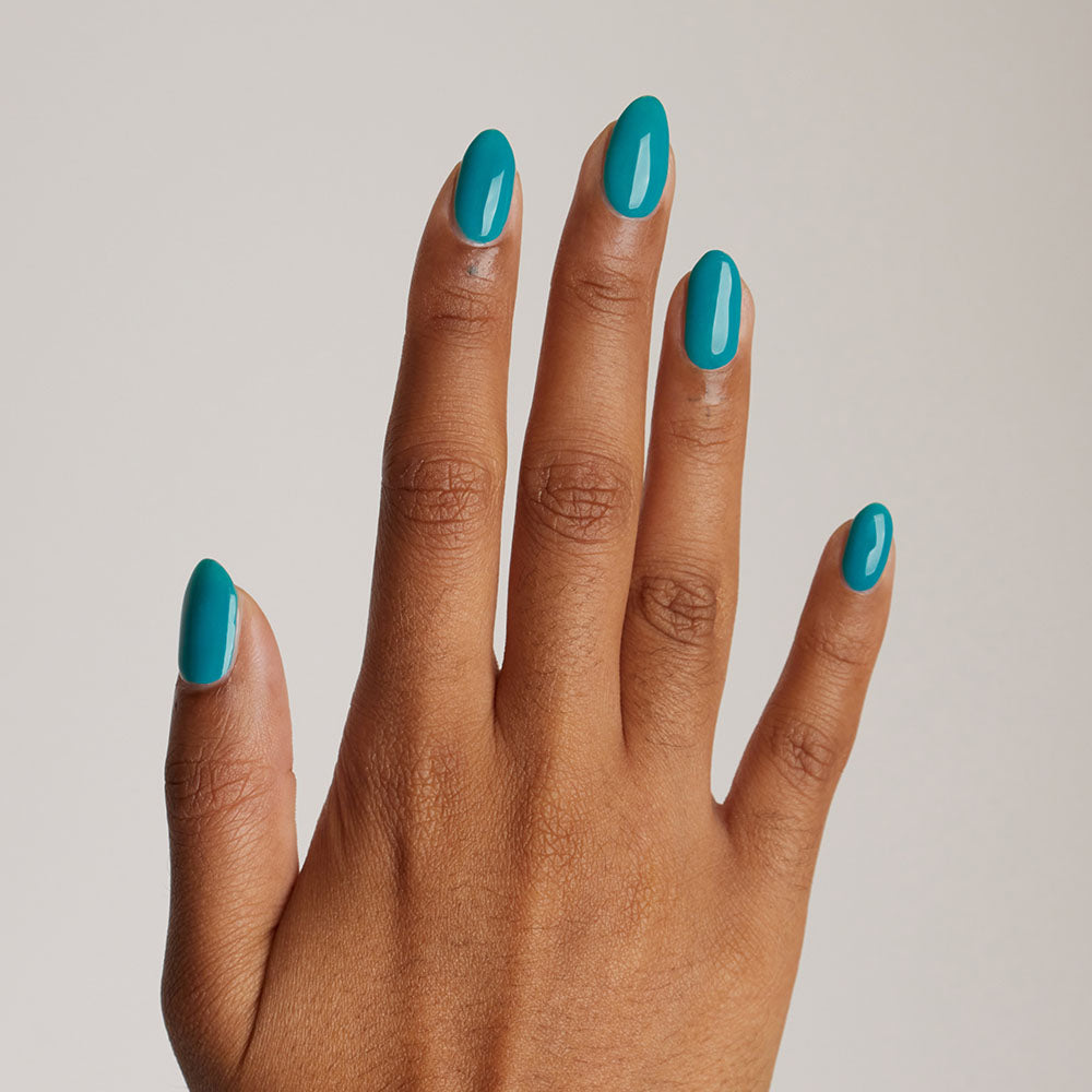 Gelous Ocean Breeze gel nail polish swatch - photographed in Australia