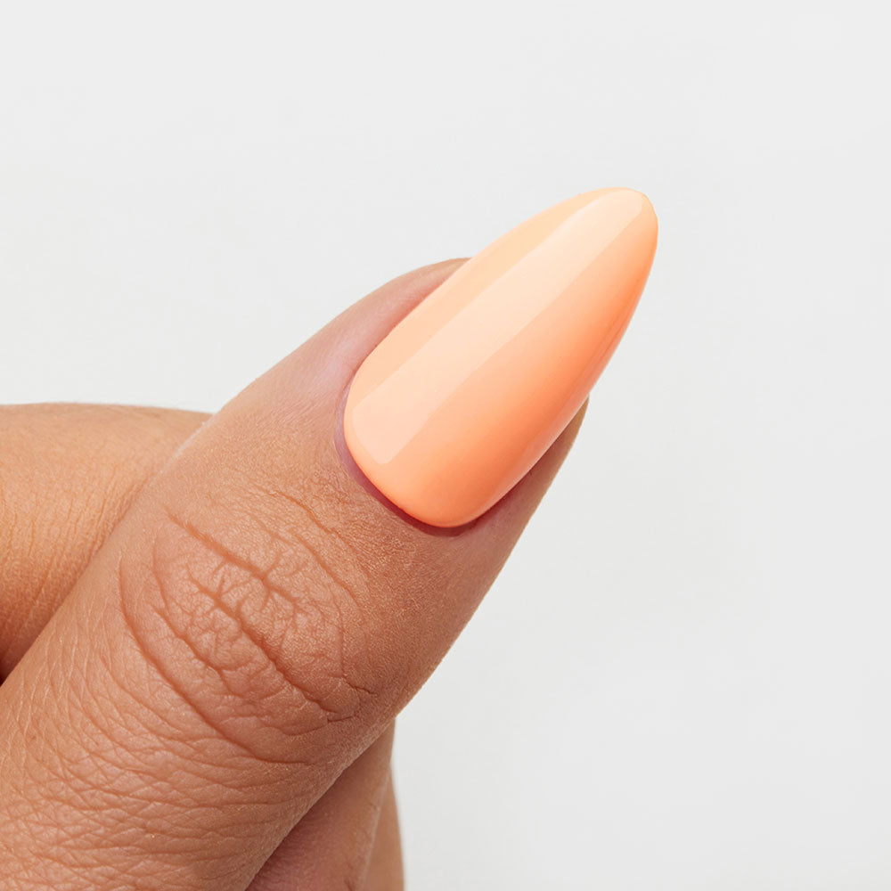 Gelous Orange Sherbet HEMA & TPO-Free gel nail polish swatch - photographed in Australia