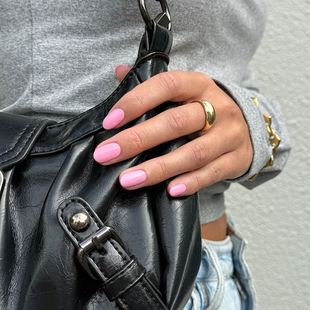 Gelous Pink Lady HEMA & TPO-Free gel nail polish - photographed in Australia