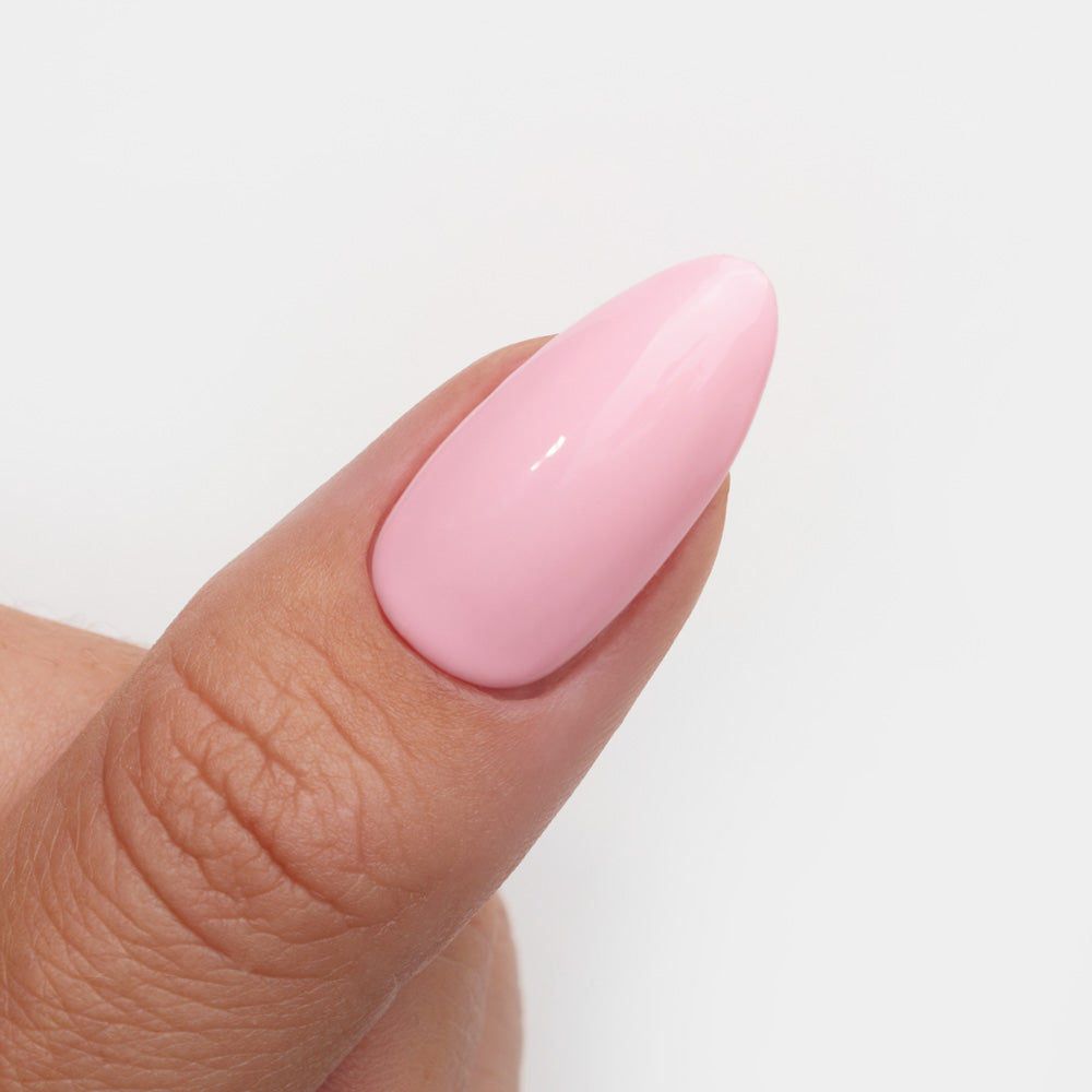 Gelous Pink Lady gel nail polish swatch - photographed in Australia