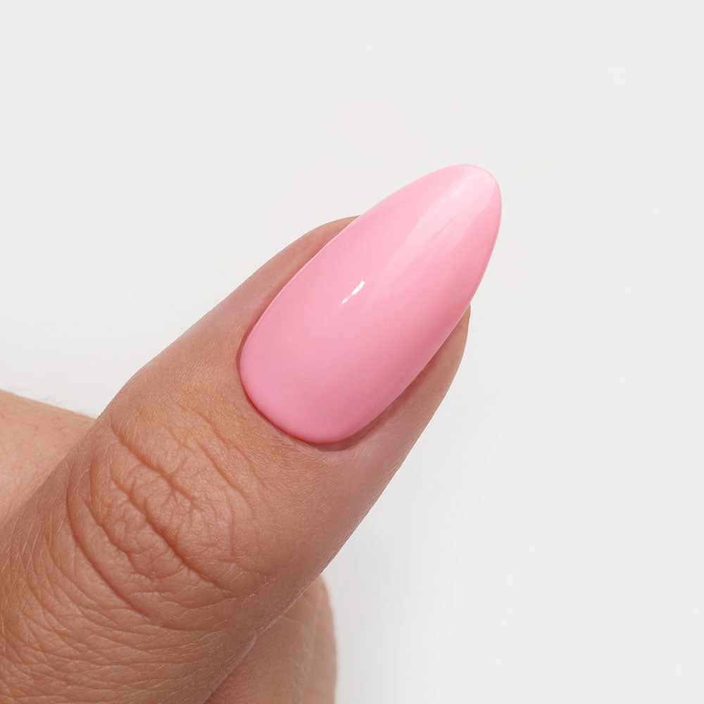 Gelous Pink Lady gel nail polish swatch - photographed in Australia