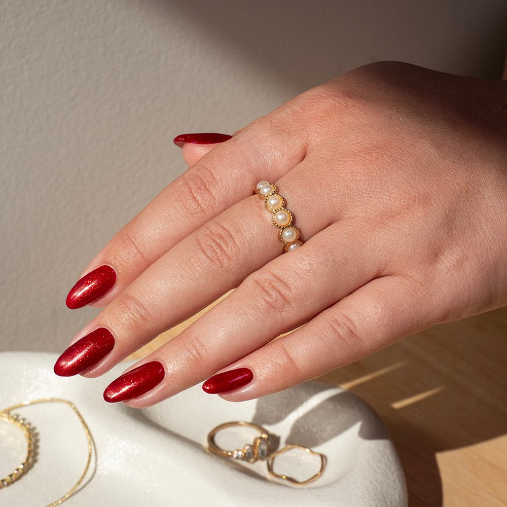 Gelous Poison Apple gel nail polish swatch - photographed in Australia