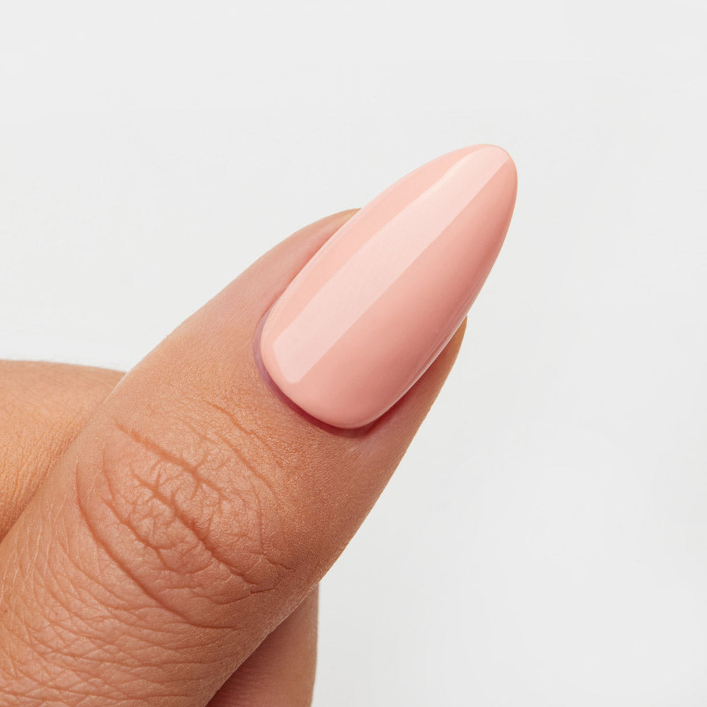 Gelous Peach of Cake gel nail polish swatch - photographed in Australia