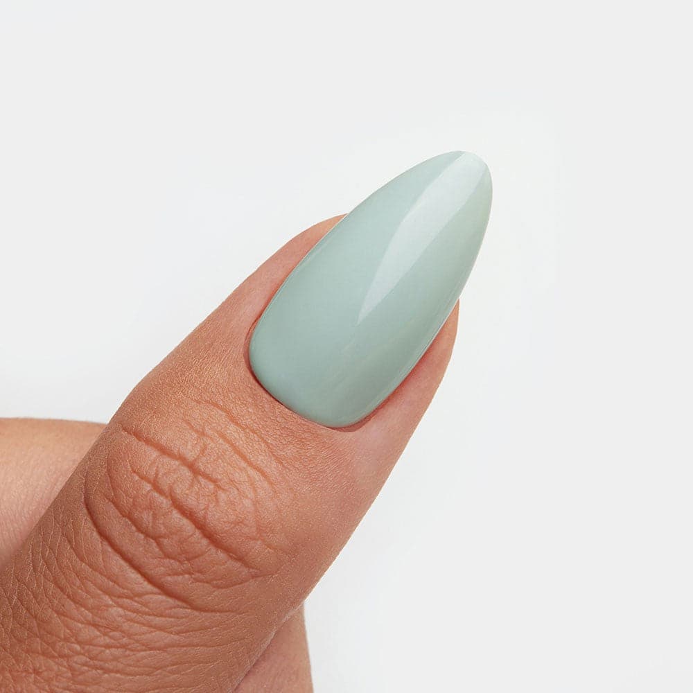 Gelous Pistachio gel nail polish swatch - photographed in Australia