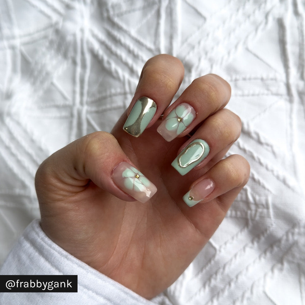 Gelous Pistachio gel nail polish - Instagram Photo