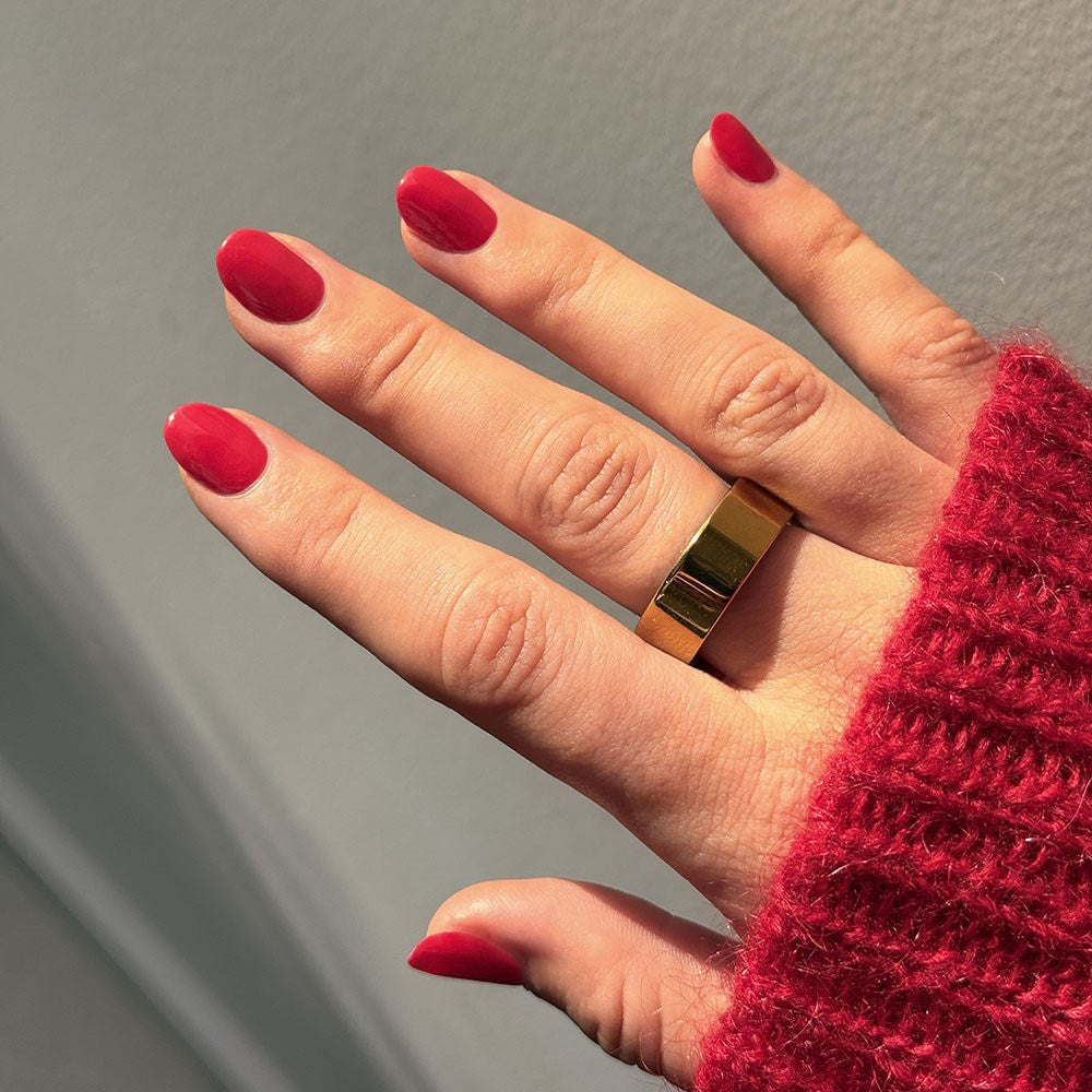 Gelous Queen of Hearts HEMA & TPO Free gel nail polish - photographed in Australia on model