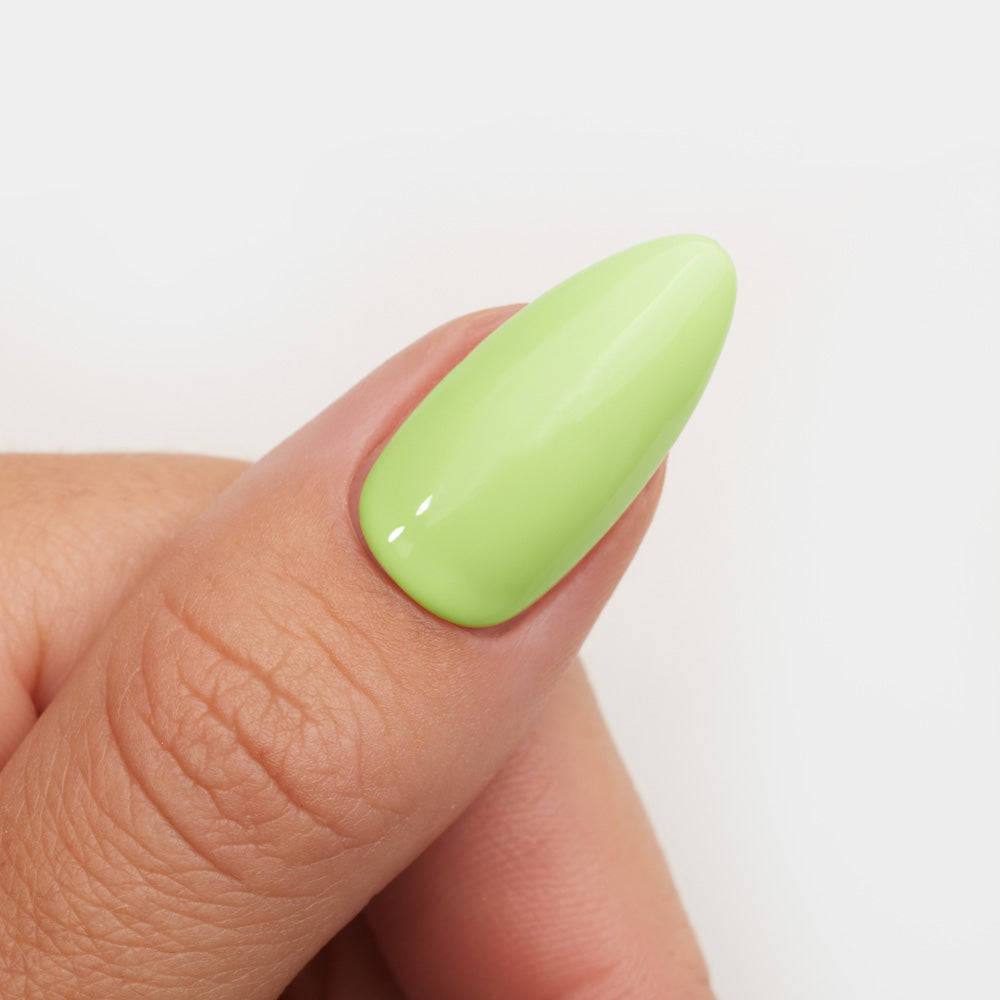 Gelous Read Between the Limes gel nail polish swatch - photographed in Australia
