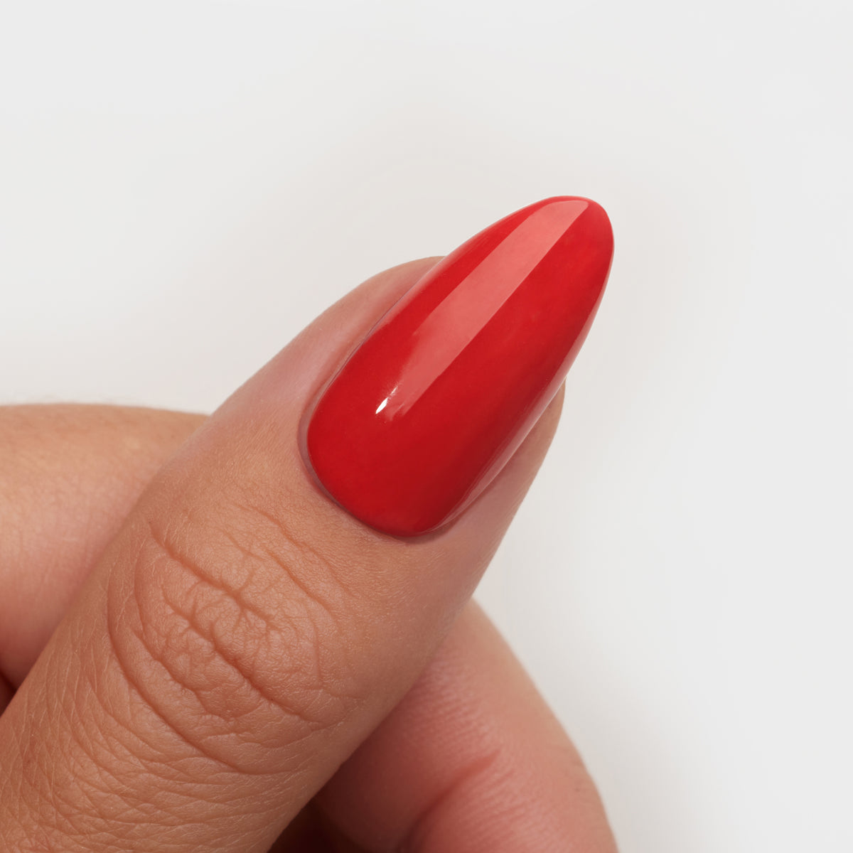 Gelous Red Sass gel nail polish swatch - photographed in Australia