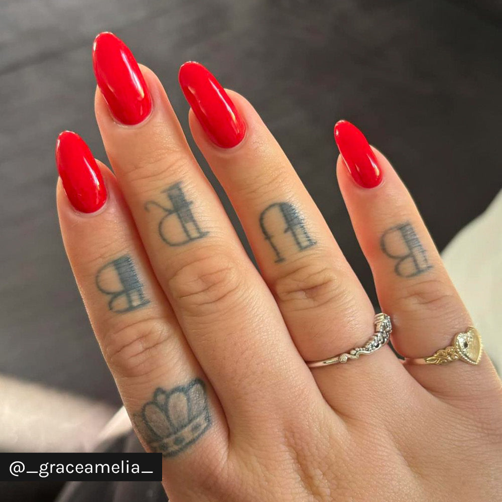 Gelous Red Sass gel nail polish - Instagram Photo