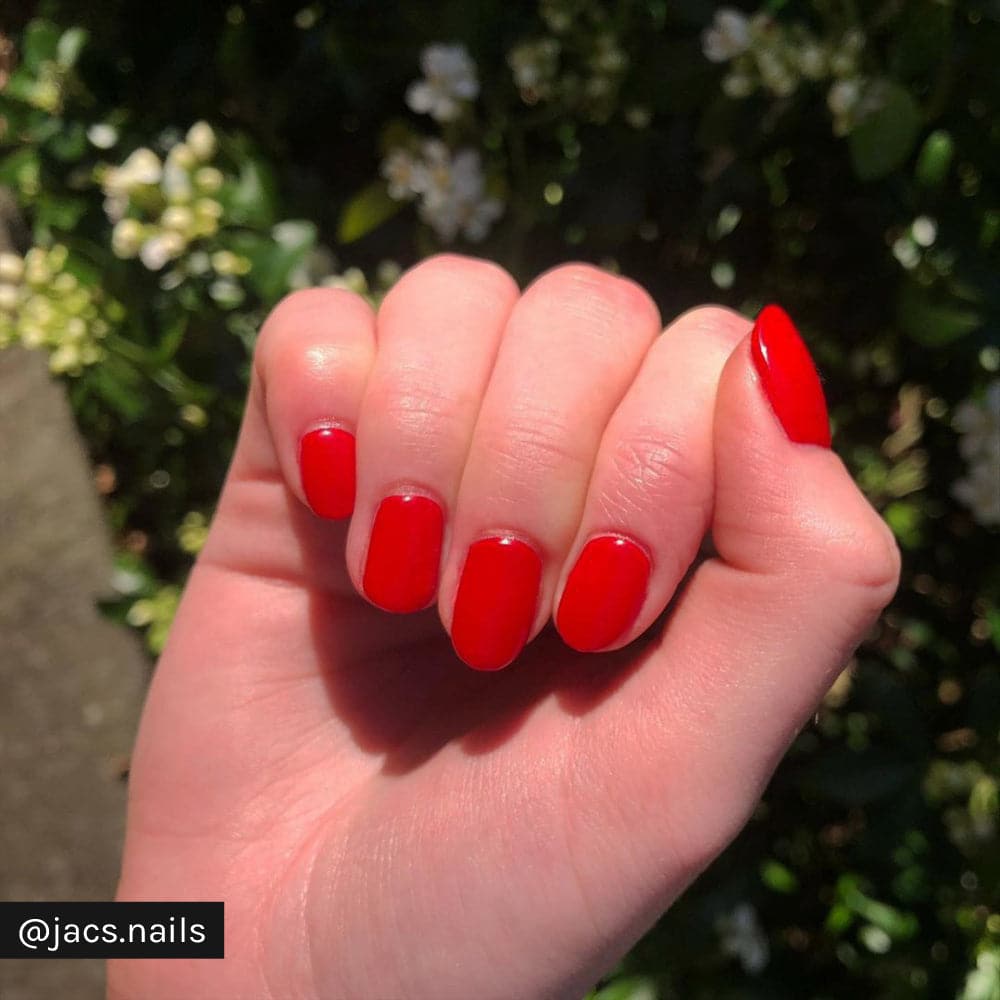 Gelous Red Sass gel nail polish - Instagram Photo