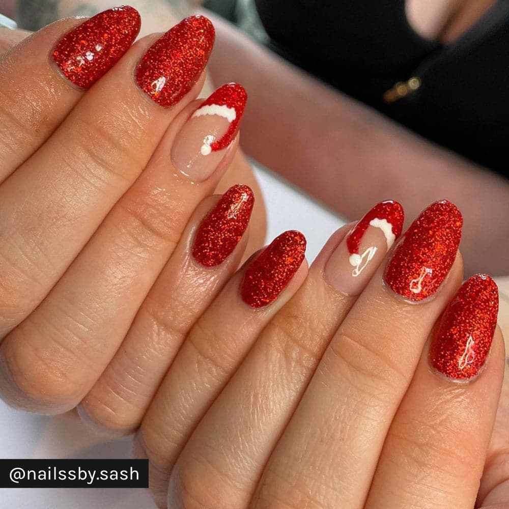Gelous Red Tinsel gel nail polish - Instagram Photo