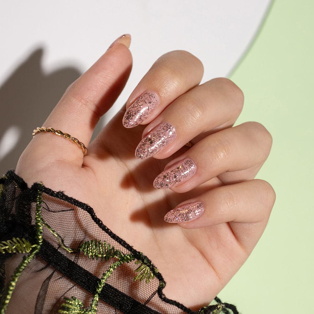 Gelous Razzle Dazzle gel nail polish swatch - photographed in New Zealand