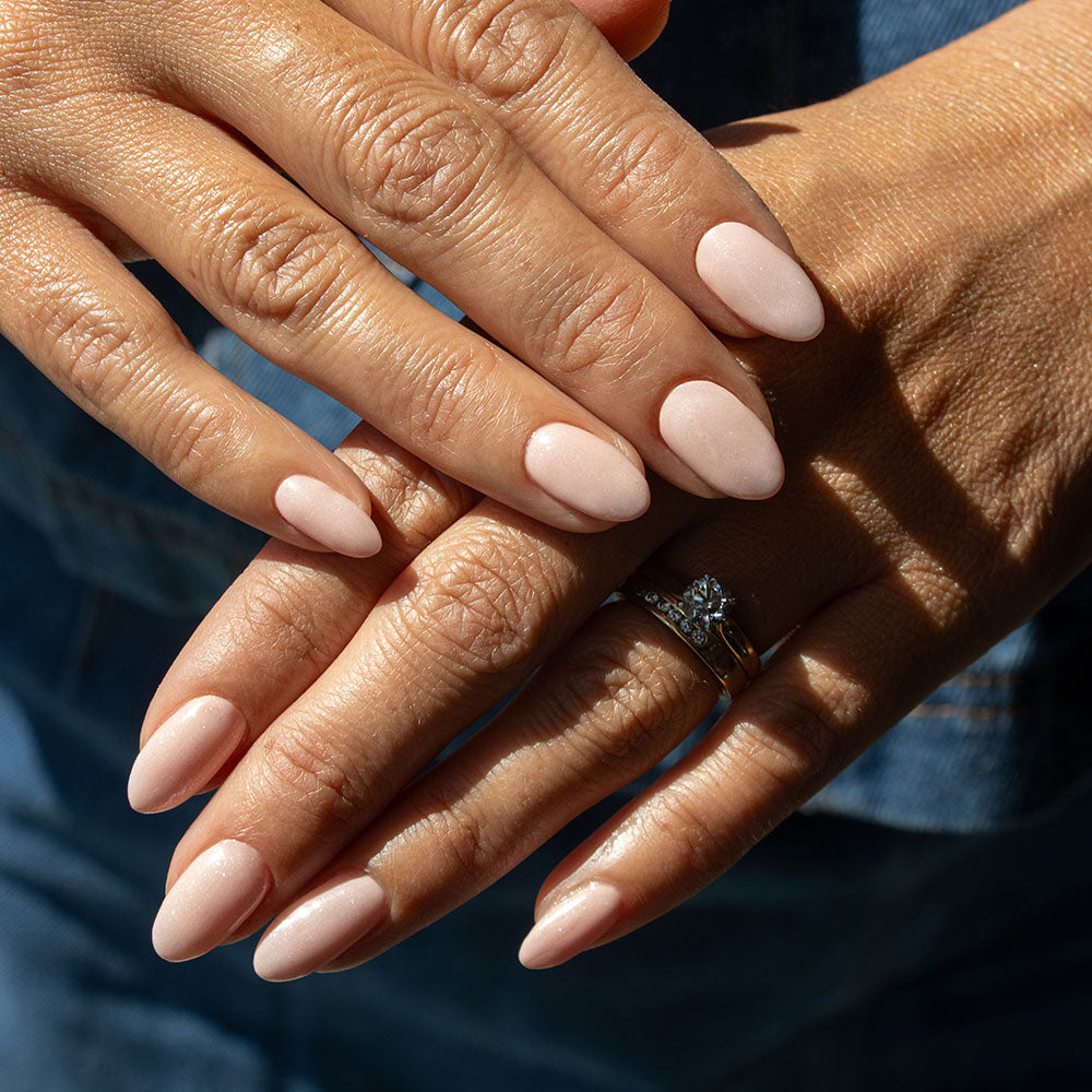 Gelous Sugar and Spice gel nail polish - photographed in Australia on model